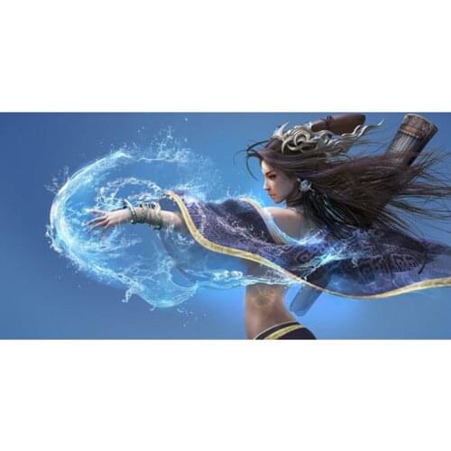 DIY 3D Diamond painting Cross stitch cartoon Full Square Diamond embroidery Fairy girl Full Round Diamond mosaic decor WG1306