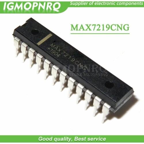 2pcs/lot MAX7219 MAX7219CNG MAX7219ENG DIP24-line display driver new original
