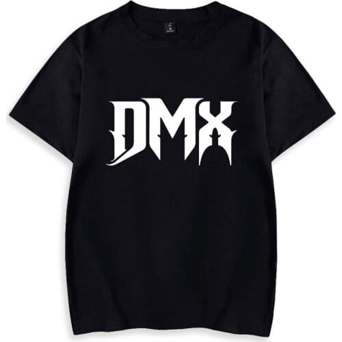 DMX T-shirt high street hip-hop street style summer Graphic T shirt Fashion Oversized Harajuku githic style Unisex T-shirts tops