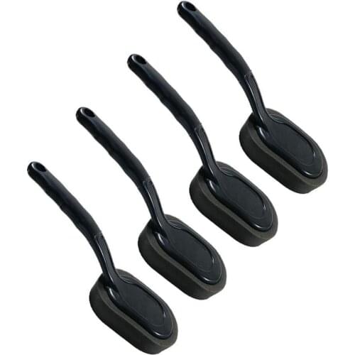 Car Vehicle Wheel Tire Long Handle Sponge Brush Cleaning Waxing Polishing Tool