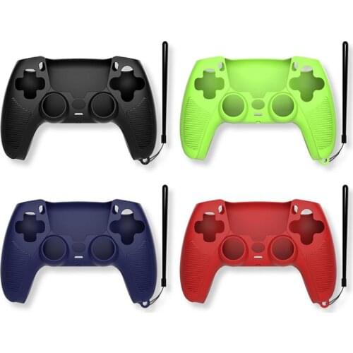 Game Console Handle Silicone Protective Cover Case For PS5 Anti-slip Anti-dust Gamepad Cover Gamepad Accessories