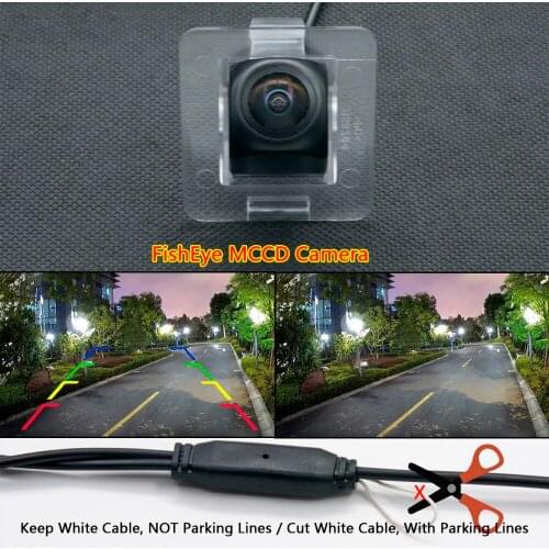 Fisheye 1080P MCCD HD Backup Reversing Rear View Camera For Mercedes Benz X204 GLK Series GLK350 GLK350 GLK320 GLK300 Monitor