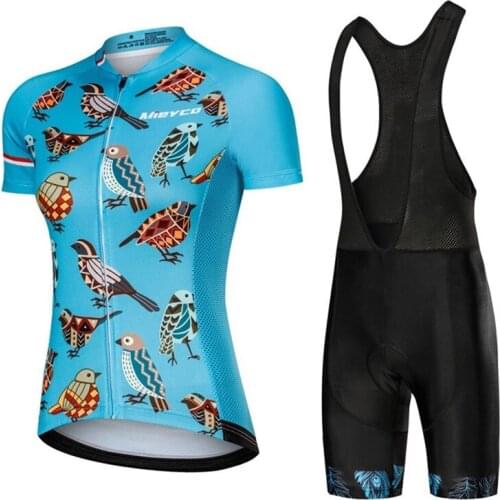 Pro BMX Cycling Set Woman 2 Pieces Short Sleeve Jersey Bicycle Mtb Bike Wear Cycling Clothing Female Uniforme Maillot Ciclismo