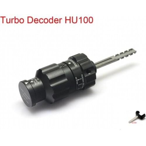 Hot Auto Turbo Decoder HU100 V2 for Opel Car Door Locksmith Tool Free Shipping