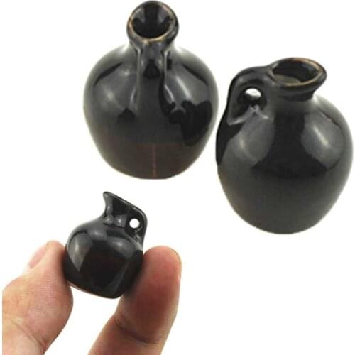 New Furniture Simulation Rement Ceramic Flower Vase Doll House Dollhouse Miniature Accessories Toys for Kids Children