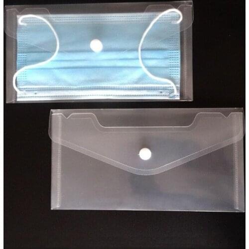 Face Masks Organizer Mask Storage Case Mask Storage Clip Holder Mask Storage Box Dustproof Waterproof First Aid Bag