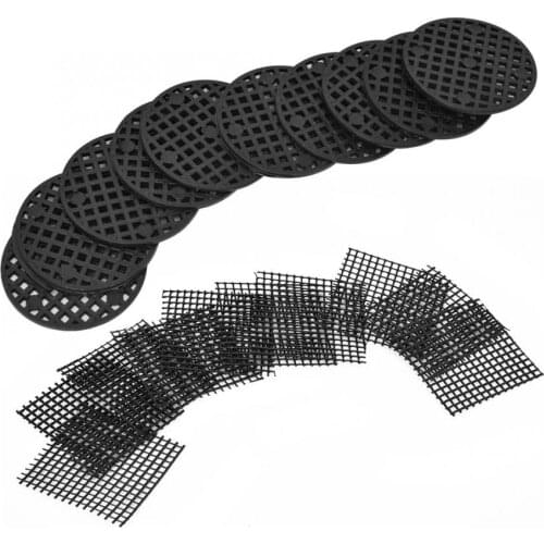 10Pcs Garden Flower Pot Hole Mesh Mat Pad Plant Potting Bonsai Bottom Grid Mat Flower Pot Hole Mesh Pad Flowerpot Mesh Pad