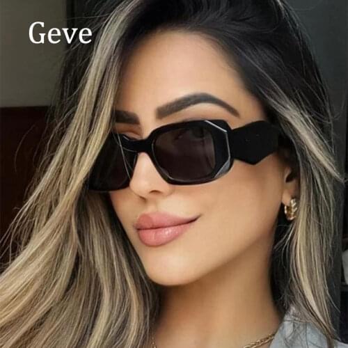 Unique Square sunglasses Men women 2021 Fashion brand designer Sun Glasses Female Lady Eyeglass Vintage Rectangle Goggles UV400