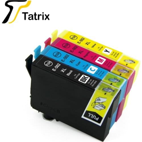 Tatrix Compatible Ink Cartridge E-502XL T502 T502XL for Epson Expression Home XP-5100 XP-5105 WorkForce WF-2860DWF WF-2865DWF