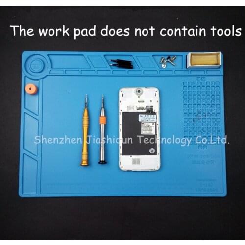 S140 35x25cm Heat Insulation Silicone Pad Desk Mat Maintenance Platform With Magnetic Section For BGA Soldering Repair Station