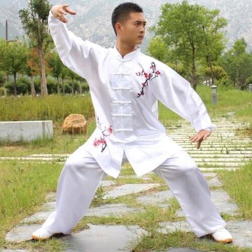 USHINE unisex quality pure TaiChi kungfu uniforms Shaolin wushu martial arts suits yellow/blue/black/white man woman