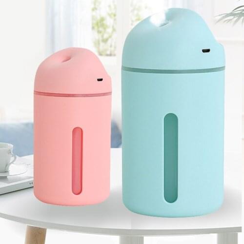 Portable USB 320ML Mini Cool Mist Air Humidifier for Car Travel Home Offices Outdoor Bedroom Travel Mini USB Air Humidifier