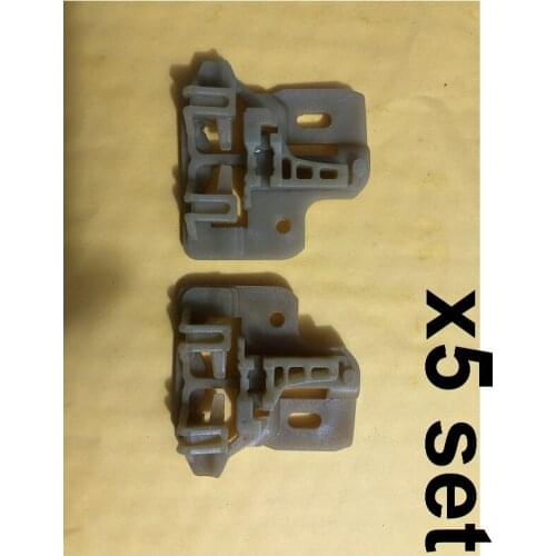 X5 Set FOR BMW X5 E53 WINDOW REGULATOR REPAIR CLIPS with PLASTIC SLIDER FRONT LEFT & RIGHT 2000-2015