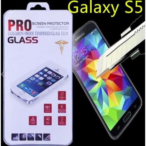 1000pcs ultra thin 0.3mm 9H Hardness 2.5D Explosion Proof Premium Tempered Glass Screen Protector For Samsung Galaxy S5 I9600