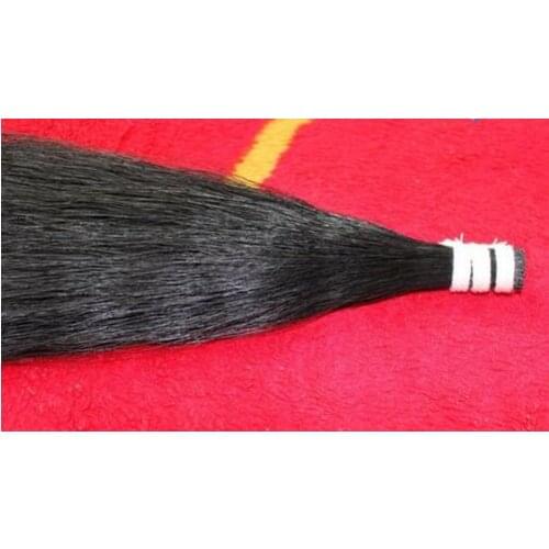 250g cello double bass Mongolia natural black bow hair horse tail 80-82 cm