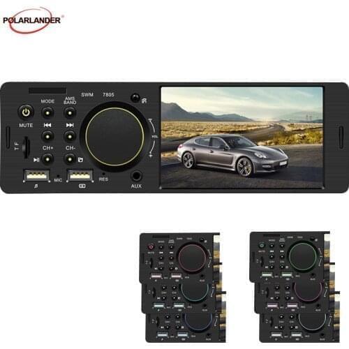 Car Radio 1 din Radio Player Autoradio Car FM Support Rear view Camera Bluetooth Handsfree MP5 Car Stereo