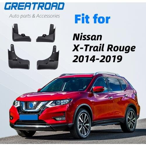 For Nissan X-Trail Rouge T32 Set Molded Car Mud Flaps 2014-2019 2016 2017 Xtrail Splash Guards Mud Flap Mudguards Fender Styling