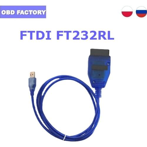 Diagnostic Interface FT232RL VAG-COM 409.1 Vag Com KKL 409 Code Reader VAG 409 KKL OBD2 USB Cable Scanner