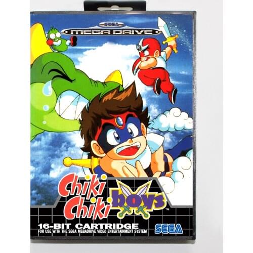 Chiki Boys 16bit MD Game Card For Sega Mega Drive/ Genesis with Retail Box