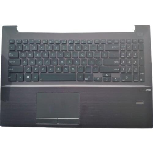 Laptops English keyboard cover for ASUS B551LA B551LB Space Gray with C shell PalmRest and Touchpad 90nb03k1-r30010 non-backlit