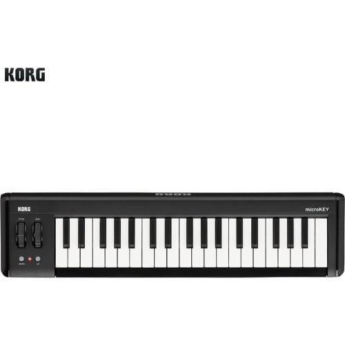 KORG microKEY2-37 37-Key Compact USB MIDI Keyboard Controller USB Powered Compatible with iPhone iPad Mac Windows Computer