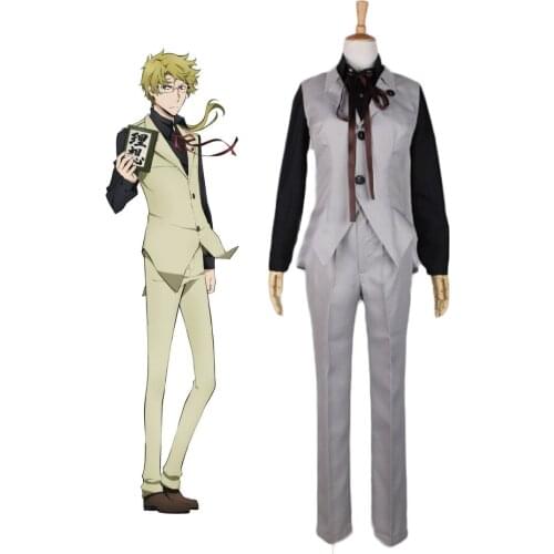 Bungou Stray Dogs Doppo Kunikida Cosplay Costume