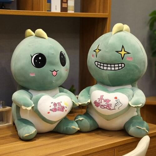 New 35cm plush dinosaur Funny expression cute doll stuffed soft Pillow good quality christmas festival gift for friend or kid
