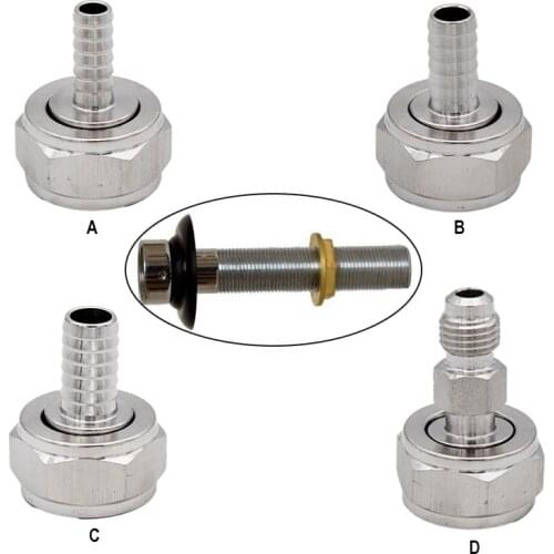 Beer Nut Tail Piece Gasket Kit For Kegerator Draft Beer Shank Stainless Steel 304