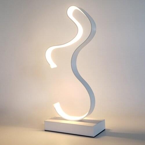 Post modern simple special-shaped lamp bedroom romantic warm personality living room creative lamp LED eye protection lamp desk