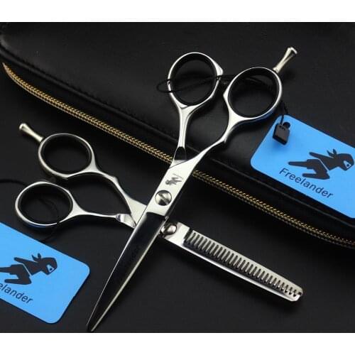 Left hand hair scissors professional 440c quality 5.5 inch cutting Thinning hairdressing left-hand barber salon shears lefty