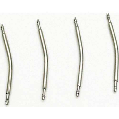 Elbow Spring Bar Watch Pin 1000PCS / Bag Watch Repair 12mm 14mm 16mm 18mm 19mm 20mm 21mm 22mm 24mm 26m 28m Stainless Steel 1.5MM