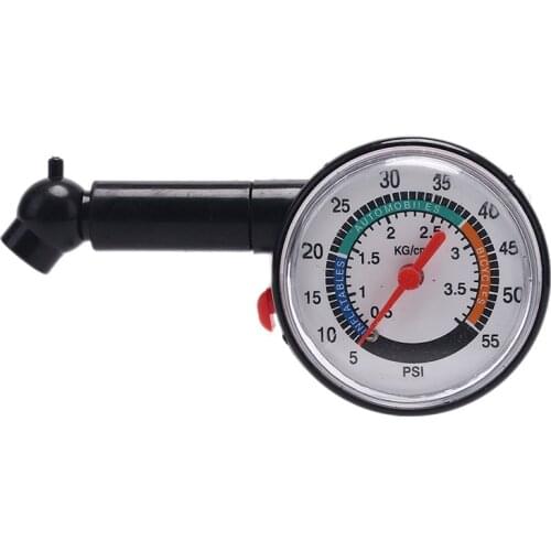 0-50 psi Tire Pressure Gauge Dial Meter wheel air pressure Tester for Auto Motor Car Truck Measure Tester monitoring system