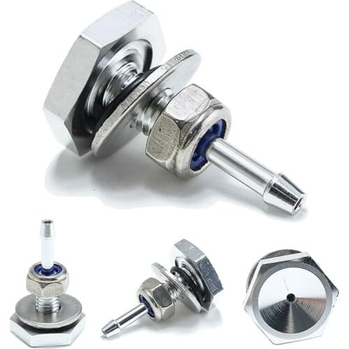 1PC Boost Hose Nipple Vacuum Vac Gauge Fitting New and High Quality silver Silicone Pipe