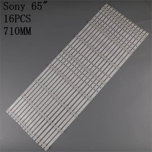 16PCS LED backlight strip kit bar CX-65S03E01 for Sony 65" TV KDL-65W857C KDL-65W859C KDL-65W855C