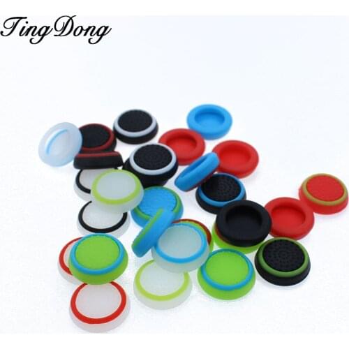 TingDong 200 pcs Analog Thumb Stick Grips Caps for Dualshock 4 PS4 PS3 Controller Thumbsticks Cover For XBox One 360
