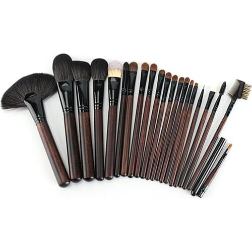 21Pcs High Quality Makeup Brush Set Concealer Eyelash Brush Blush Mix Foundation Brush Premium Wooden Handle
