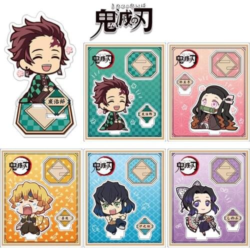 Anime Demon Slayer Acrylic Standing Brand Tanjirou Nidouzi Butterfly Ninja Double-sided Multi-inserted Ornaments Decoration