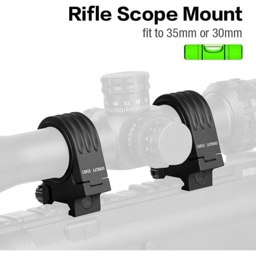 Canis Latrans tactical airsoft scopes accessories 30mm 35mm scope mount Hunting RifleScope Mount with Bubble Level GZ24-0193
