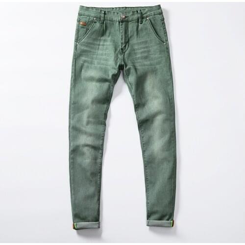 Brand 2020 New Summer Spring Jeans Men Brand Clothing Side Denim Jeans Men Fashion Quality Stretch Pants Jeans Male