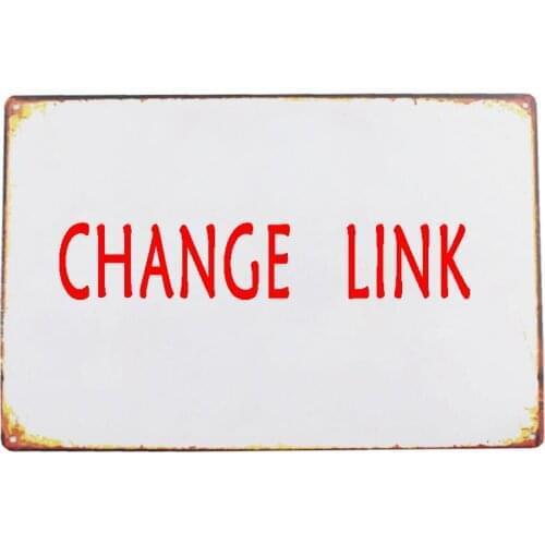 Change link Tin sign DU-0000