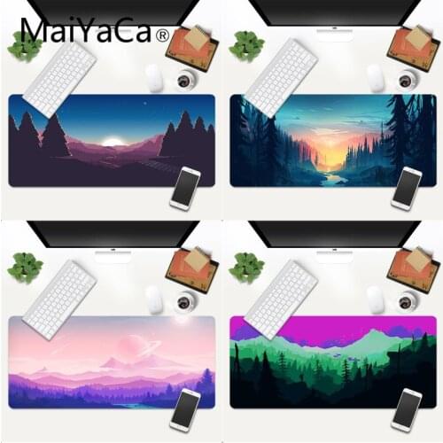 MaiYaCa Beautiful Anime Deep forest art mouse pad gamer play mats Gaming Mouse Mat xl xxl 700x300mm for dota2 cs go