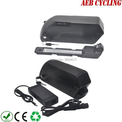 High capacity Lithium ion ebike battery 48V 17.5Ah tiger shark down tube electric bicycle battery for fat tire bike with charger