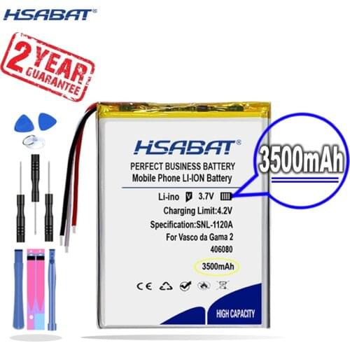 New Arrival [ HSABAT ] 3500mAh 406080 Replacement Battery for reader Onyx Boox Vasco da Gama 2 VASCO degam 2