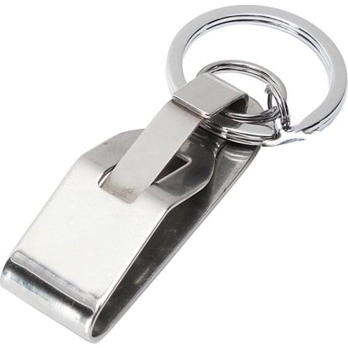 New Mini Pocket Clips Carabiner Portable Anti-rust Steel Bag Waist Belt Hanging Clip Holder Metal Keys Buckles Outdoor Gadgets