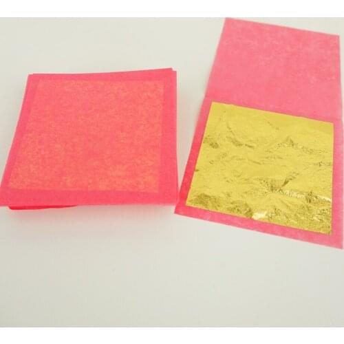 Genuine 24K Edible Gold Leaf Foil - by GOLDBURG - 4.33x4.33 cm - 10pcs-Art Food Docoration Facial Gold Foil - Profession Quality