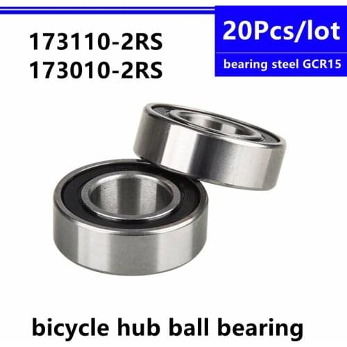 20Pcs 173110-2RS 173010-2RS 17x31x10mm 17x30x10mm bicycle hub ball bearing bike bottom bracket bearings 17*31*10mm 17*30*10mm