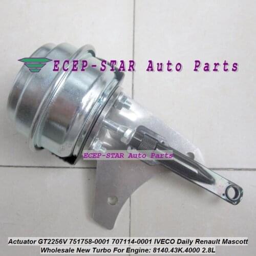 Turbo Wastegate Actuator GT2256V 751758 751758-5001S 707114 For IVECO Daily C15 3.5 tonne For Renault Mascott 8140.43K.4000 2.8L