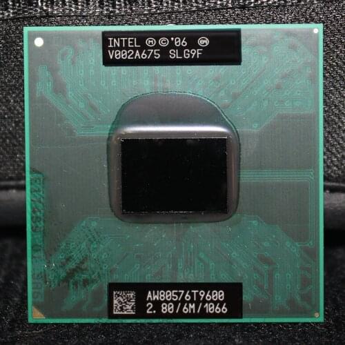 Intel Core 2 Duo Mobile T9600 2.8GHz 1066 MHz 6M Laptop CPU Processor