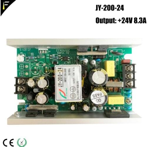 JY-200-24 200w Output 24V 9.3A Stage Flood Light Waterproof Par Can Light Power Board Supply Replacement Spare Parts Kit