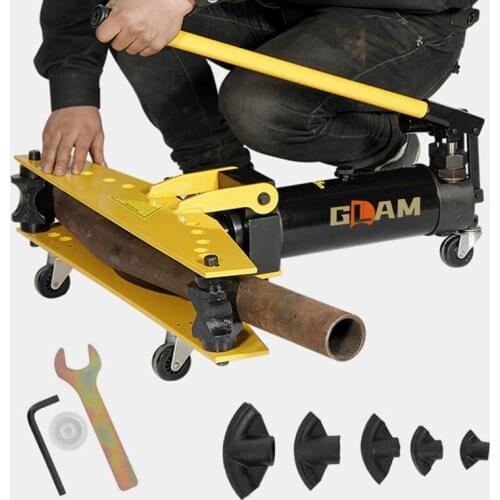 Manual Tube Bender Hydraulic Bending Machine Pipe Bender Dies 1/2" - 2" Diameter 90 degree